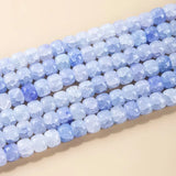 10*8mm Natural Stone Popcorn Glass Beads Rondelle Spacer For Jewelry Making