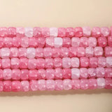 10*8mm Natural Stone Popcorn Glass Beads Rondelle Spacer For Jewelry Making