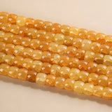10*8mm Natural Stone Popcorn Glass Beads Rondelle Spacer For Jewelry Making