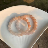 Golden Silk Jade Quartz Bracelet 10*9MM Natural Stone