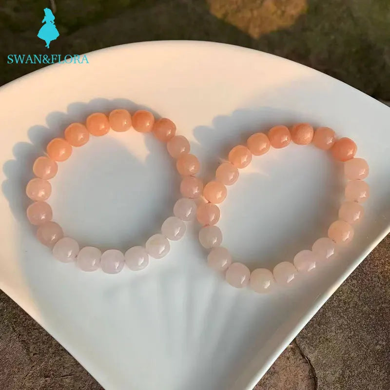 Golden Silk Jade Quartz Bracelet 10*9MM Natural Stone