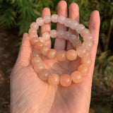 Golden Silk Jade Quartz Bracelet 10*9MM Natural Stone