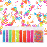 10 Bags Plum Flower Sequins Epoxy Resin Glitter DIY Accessories