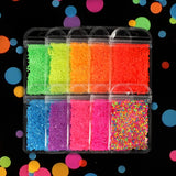 10 Bags Glitter Sequins Nail Art UV Resin Mold Fillings Crafting DIY Accessories