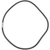 Rubber Lace Choker Necklace 450x4mm for Men Women