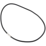 Rubber Lace Choker Necklace 450x4mm for Men Women