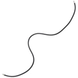 Rubber Lace Choker Necklace 450x4mm for Men Women