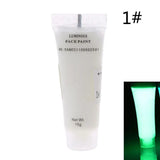 Glow in The Dark Liquid Luminous Pigment Face and Body Paint