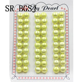 30Pairs 7-8mm Half Drilled Hole Button Coin Natural Freshwater Pearl Beads