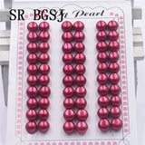 30Pairs 7-8mm Half Drilled Hole Button Coin Natural Freshwater Pearl Beads