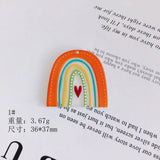 10 Colors Rainbow Cloud Resin Necklace Pendant Charms 40pcs