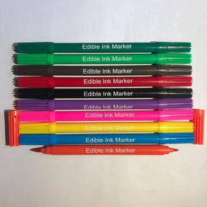 10 Edible Ink Markers for Cookies Resin Food Coloring Pens