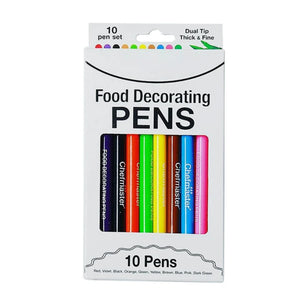 10 Edible Ink Markers for Cookies Epoxy Resin Food Coloring Pens Craft Tool