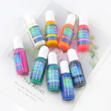 10-Color Glowing Epoxy Resin Pigment Kit for Jewelry Making
