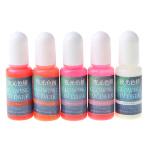 10 Colors Glow Dark Epoxy Resin Pigment Luminous Colorant