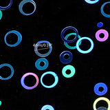 Holographic Chunky Glitter Epoxy Resin Flakes Sequins 2g