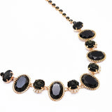 10 Colors Rhinestone Collar Acrylic Stone Lovely Flowers Choker Necklaces