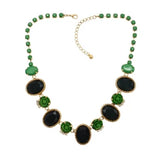 10 Colors Rhinestone Collar Acrylic Stone Lovely Flowers Choker Necklaces