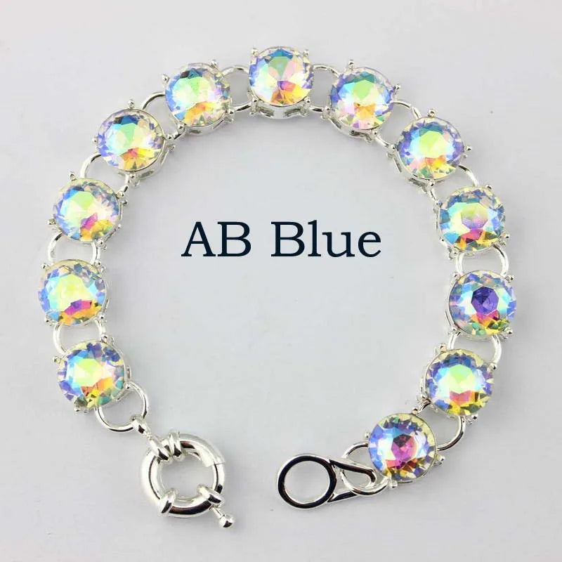 Glass Crystal Dot Bracelet for Women - Statement Bracelets Jewelry