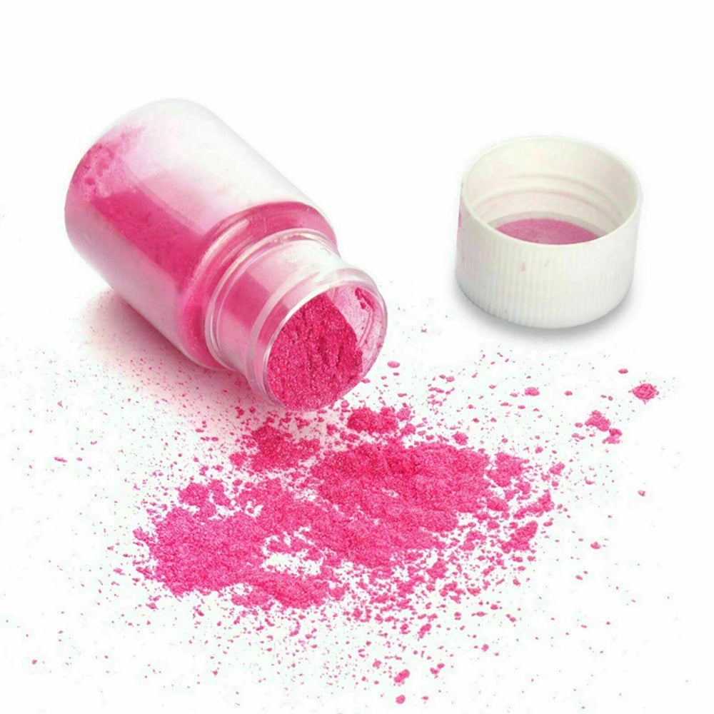 10 Colors Pearl Pigment Powder & 13 Bottles Epoxy UV Resin Colorant Dye