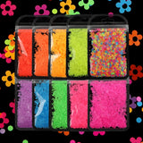 Plum Flower Sequins Resin Fillings DIY Accessories