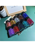 10 Colors Resin Chunky Glitters Epoxy Resin Chunky Hexagons Sequins Pigment