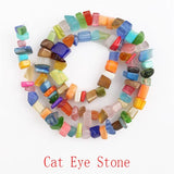 10 Colors Natural Stone Loose Beads for DIY Jewelry Necklace Bracelets