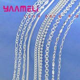 925 Sterling Silver Necklace Chains Set for Women