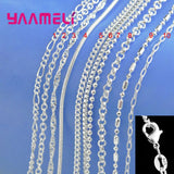925 Sterling Silver Necklace Chains Set for Women