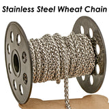 10 Feet Stainless Steel Braid Franco Chain for Jewelry Making