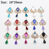 Crown Drop Acrylic Pendant DIY Costume Decorative Lady Brooch