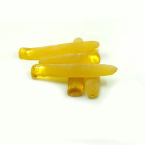 10g Lemon Lab Created Corundum Rough Gemstone Uncut Yellow Sapphire #21