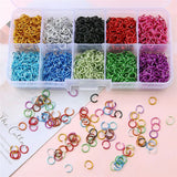 Aluminum Coating Open Ring Basic Connection Material DIY Jewelry Earrings