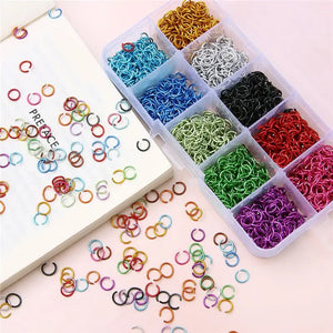 Aluminum Coating Open Ring Basic Connection Material DIY Jewelry Earrings