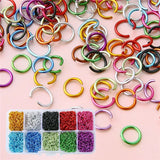 Aluminum Coating Open Ring Basic Connection Material DIY Jewelry Earrings
