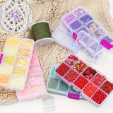 10 Grid Bead Set Multi-Color Pearl Bag DIY Necklace Bracelet Earrings