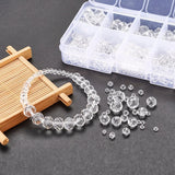 10 Faceted Glass Beads for DIY Jewelry Making