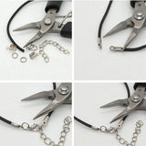 Jewelry Findings Starter Kit Pliers Tools Set Beading Making Repair 10 Grids/Box