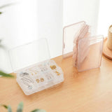Double Layer Jewelry Box for Travel Portable Ring Earrings Necklace Organizer