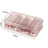 Double Layer Jewelry Box for Travel Portable Ring Earrings Necklace Organizer