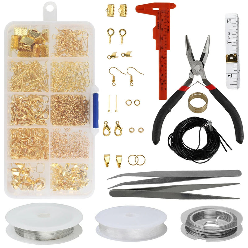 10 Grids Jewelry Accessories Kit for Earring Making
