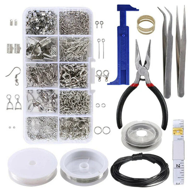 Jewelry Making Kit Copper Wire Open Jump Ring Earring Hook Wire