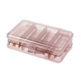 10 Grids Jewelry Storage Box Double Sided Clear Container Rectangle Case