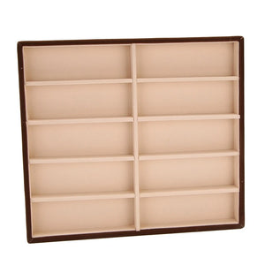 10 Grids Sunglasses Display Box Jewelry Organizer Tray Cases