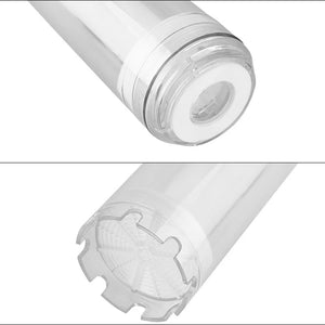 10-Inch Reusable Clear Water Filter Housing Refillable Cartridge