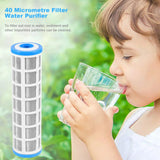 10 Inch Stainless Steel Water Filter Cartridge for Scale Prevention
