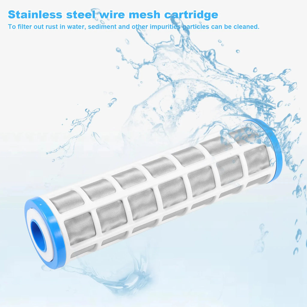 10 Inch Stainless Steel Water Filter Cartridge for Scale Prevention