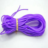 10m 2mm Soft Hollow Rubber Tubing Jewelry Cord Cover Memory Wire