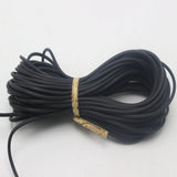 10m 2mm Soft Hollow Rubber Tubing Jewelry Cord Cover Memory Wire