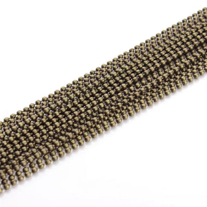 10m Metal Ball Bead Chains for DIY Jewelry Making
